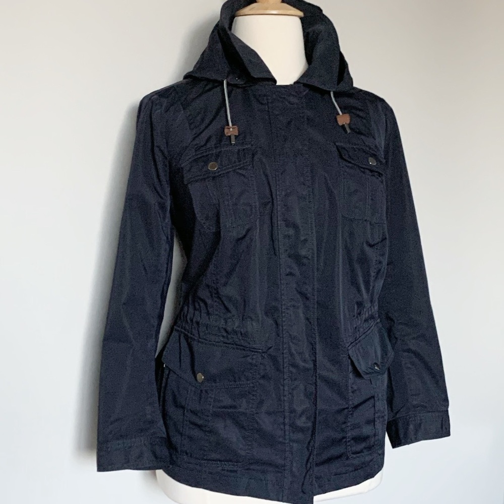 Sapphire Blue Raincoat | Talbots Petite